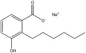 2-Hexyl-3-hydroxybenzoic acid sodium salt|