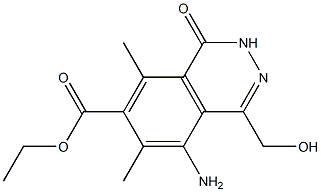 1,2-Dihydro-1-oxo-4-(hydroxymethyl)-5-amino-6,8-dimethylphthalazine-7-carboxylic acid ethyl ester