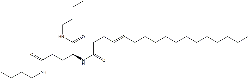 N2-(4-Heptadecenoyl)-N1,N5-dibutylglutaminamide,,结构式