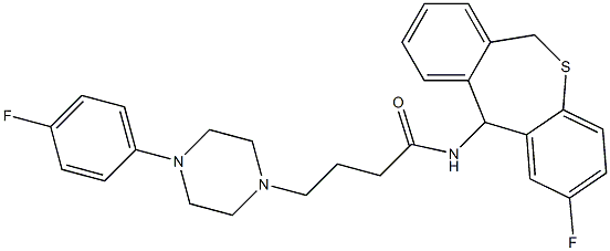 2-Fluoro-11-[[4-[4-(4-fluorophenyl)piperazin-1-yl]butanoyl]amino]-6,11-dihydrodibenzo[b,e]thiepin|