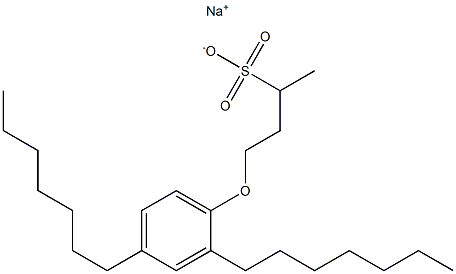 4-(2,4-Diheptylphenoxy)butane-2-sulfonic acid sodium salt