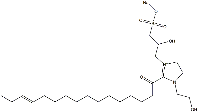  1-(2-Hydroxyethyl)-3-[2-hydroxy-3-(sodiooxysulfonyl)propyl]-2-(13-hexadecenoyl)-2-imidazoline-3-ium