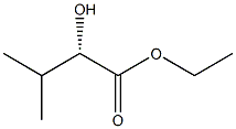 [S,(+)]-2-Hydroxy-3-methylbutyric acid ethyl ester,,结构式