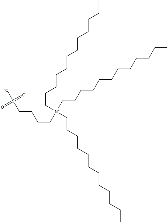 N,N-Didodecyl-N-(4-sulfonatobutyl)-1-dodecanaminium Structure