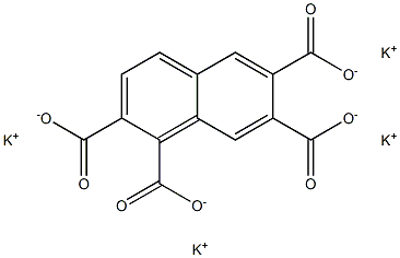 1,2,6,7-Naphthalenetetracarboxylic acid tetrapotassium salt Structure