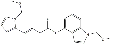  4-[1-(Methoxymethyl)-1H-pyrrol-2-yl]-3-butenoic acid [1-(methoxymethyl)-1H-indol-4-yl] ester