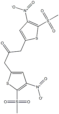 2-Methylsulfonyl-3-nitrothiophen-5-yl(methyl) ketone