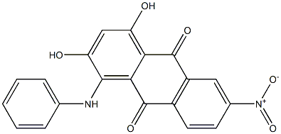 1-Anilino-2,4-dihydroxy-6-nitroanthraquinone