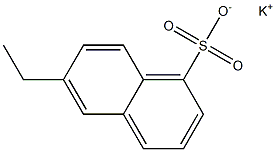 6-Ethyl-1-naphthalenesulfonic acid potassium salt Structure