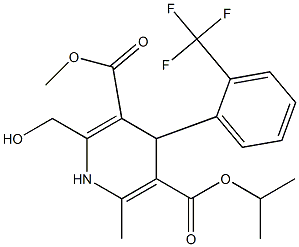 4-(2-Trifluoromethylphenyl)-2-hydroxymethyl-6-methyl-1,4-dihydropyridine-3,5-dicarboxylic acid 3-methyl 5-isopropyl ester|