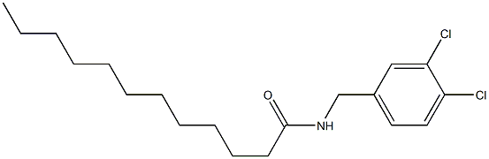 N-(3,4-Dichlorobenzyl)dodecanamide Structure