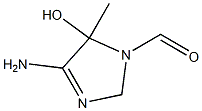 4-Amino-5-methyl-2,5-dihydro-5-hydroxy-1H-imidazole-1-carbaldehyde