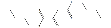 Itaconic acid dipentyl ester 结构式