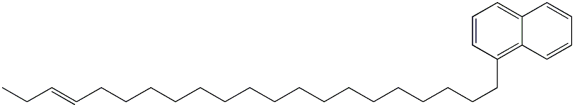 1-(18-ヘニコセニル)ナフタレン 化学構造式