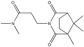 2,4-Dioxo-N,N,1,8,8-pentamethyl-3-azabicyclo[3.2.1]octane-3-propionamide Structure