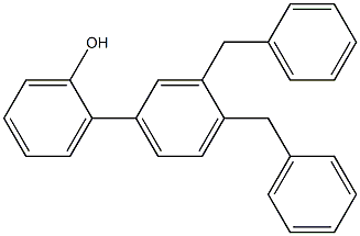 2-(3,4-Dibenzylphenyl)phenol Struktur