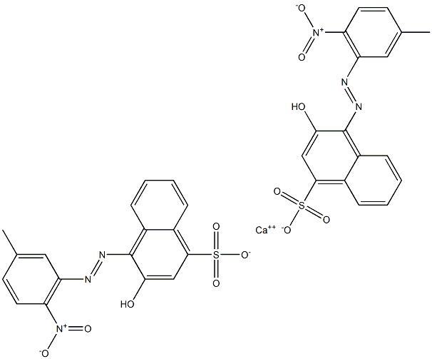 Bis[1-[(3-methyl-6-nitrophenyl)azo]-2-hydroxy-4-naphthalenesulfonic acid]calcium salt