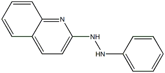 1-Phenyl-2-(2-quinolyl)hydrazine Structure