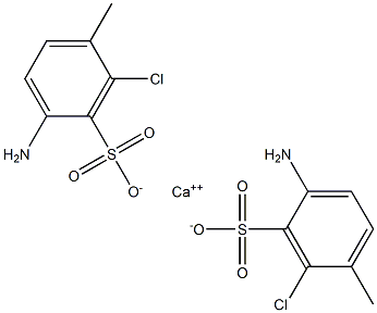 Bis(2-amino-6-chloro-5-methylbenzenesulfonic acid)calcium salt,,结构式