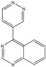 4-(4-ピリダジニル)キナゾリン 化学構造式