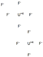 Diuranium nonafluoride Structure