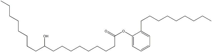  10-Hydroxystearic acid 2-nonylphenyl ester