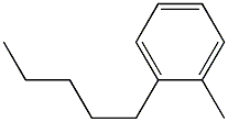 Amylmethylbenzene 结构式