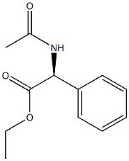 (2S)-N-Acetyl-2-phenyl-glycine ethyl ester,,结构式