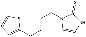 1-[4-(2-Thienyl)butyl]-1H-imidazole-2(3H)-thione,,结构式