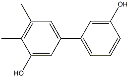 4,5-Dimethyl-1,1'-biphenyl-3,3'-diol,,结构式
