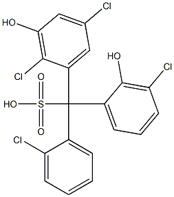 (2-Chlorophenyl)(3-chloro-2-hydroxyphenyl)(2,5-dichloro-3-hydroxyphenyl)methanesulfonic acid|