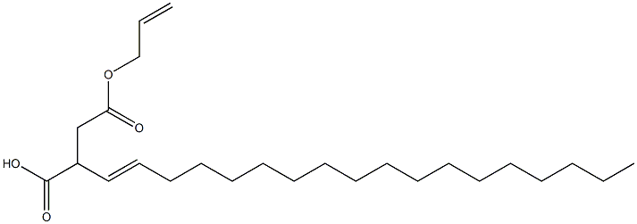 2-(1-Octadecenyl)succinic acid 1-hydrogen 4-allyl ester 结构式