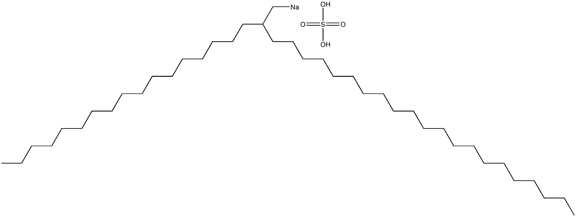  Sulfuric acid 2-heptadecyltricosyl=sodium salt