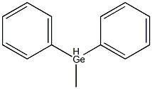 Methyldiphenylgermane Structure