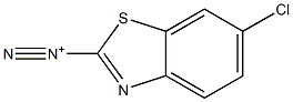 6-Chloro-2-benzothiazolediazonium,,结构式