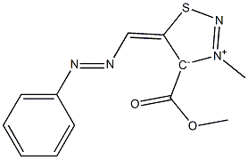 [4,5-Dihydro-3-methyl-4-(methoxycarbonyl)-5-[(phenylazo)methylene]-1,2,3-thiadiazol]-3-ium-4-ide