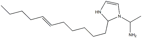 1-(1-Aminoethyl)-2-(6-undecenyl)-4-imidazoline Struktur