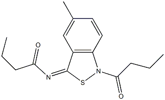  5-Methyl-1-butyryl-3(1H)-butyrylimino-2,1-benzisothiazole