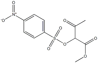 2-[(4-Nitrophenyl)sulfonyloxy]acetoacetic acid methyl ester Structure