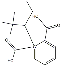 (+)-Phthalic acid hydrogen 1-[(S)-2,2-dimethylpentane-3-yl] ester Struktur