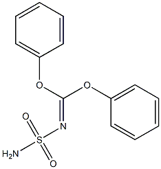 N-スルファモイルジフェノキシメタンイミン 化学構造式