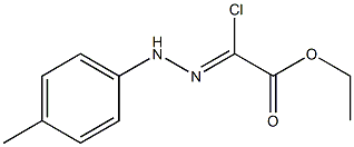 [2-(4-Methylphenyl)hydrazono]chloroacetic acid ethyl ester Struktur
