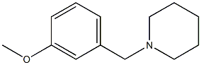 1-(3-Methoxybenzyl)piperidine,,结构式