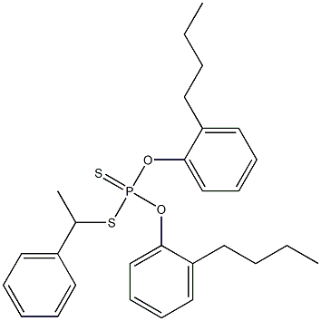  Dithiophosphoric acid O,O-bis(2-butylphenyl)S-(1-phenylethyl) ester