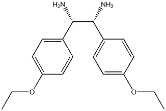 (1S,2R)-1,2-Bis(4-ethoxyphenyl)ethylenediamine Structure