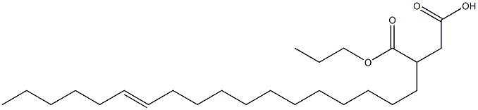3-(12-Octadecenyl)succinic acid 1-hydrogen 4-propyl ester Structure