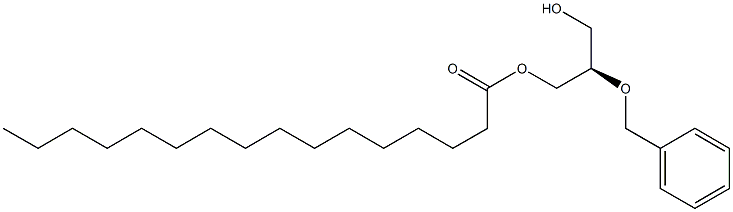 [R,(-)]-2-O-Benzyl-1-O-palmitoyl-D-glycerol Struktur