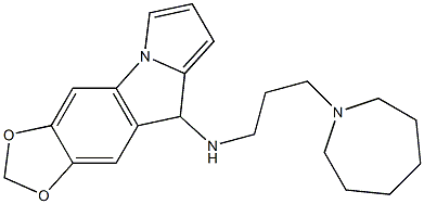  6,7-(Methylenebisoxy)-N-[3-[(hexahydro-1H-azepin)-1-yl]propyl]-9H-pyrrolo[1,2-a]indol-9-amine