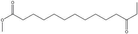12-Ketomyristic acid methyl ester Struktur