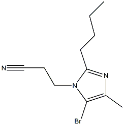  5-Bromo-2-butyl-1-(2-cyanoethyl)-4-methyl-1H-imidazole